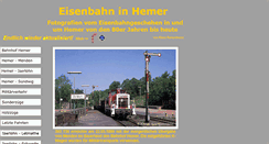 Desktop Screenshot of eisenbahn-in-hemer.de